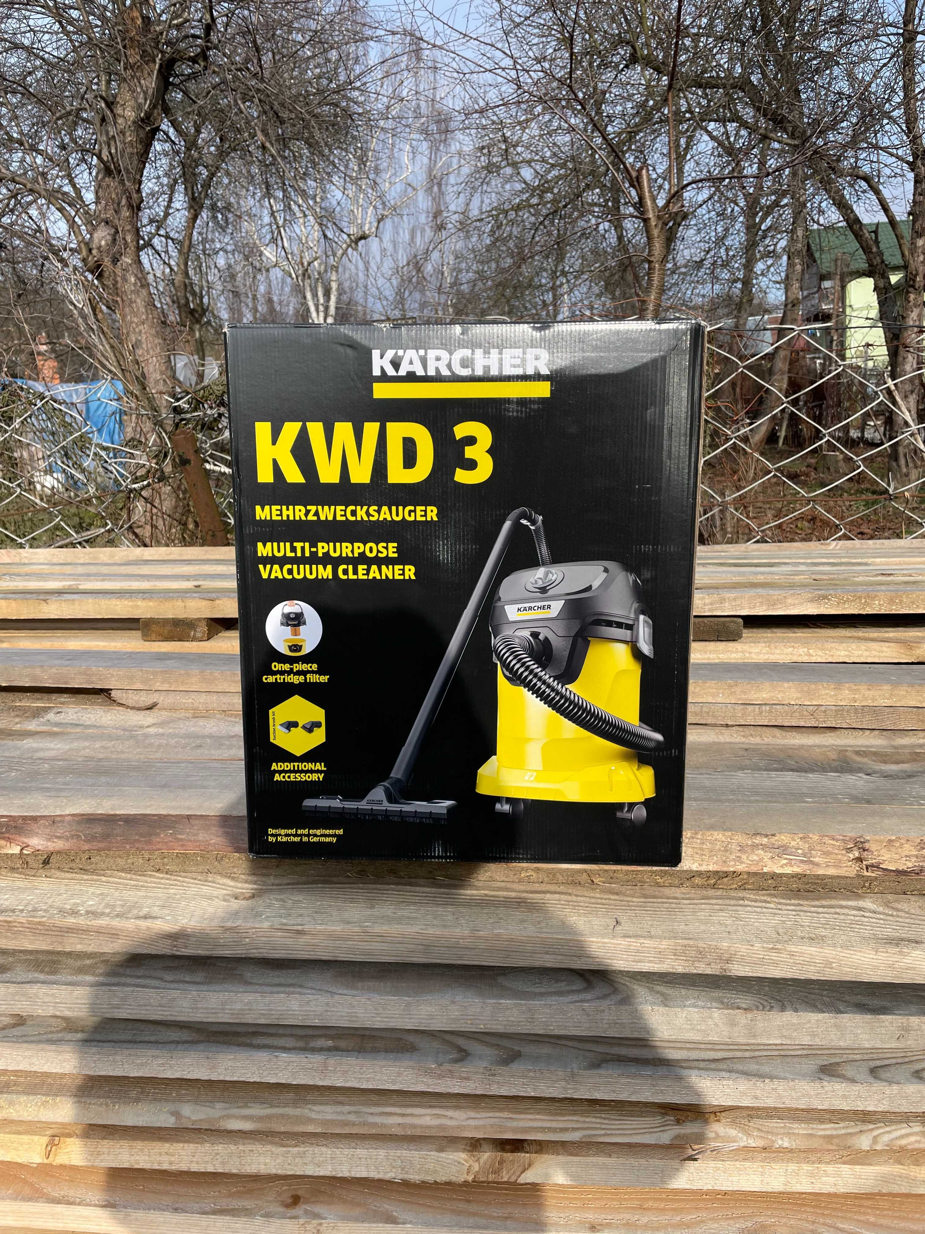 Пилосос Karcher KWD 3 V-17/4/20 [1.628-443.0] Нові! Запечатані!