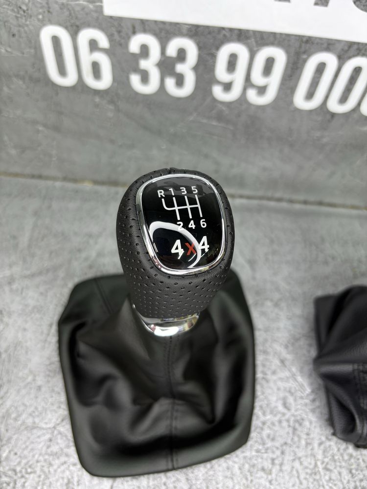 Ручка кпп з чохлом Шкода Суперб 2 / Skoda Superb 3T 4х4
