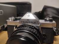 Pentax MX aparat + skaner PLUSTEK Opticfilm 7200 + 2 x obiektyw