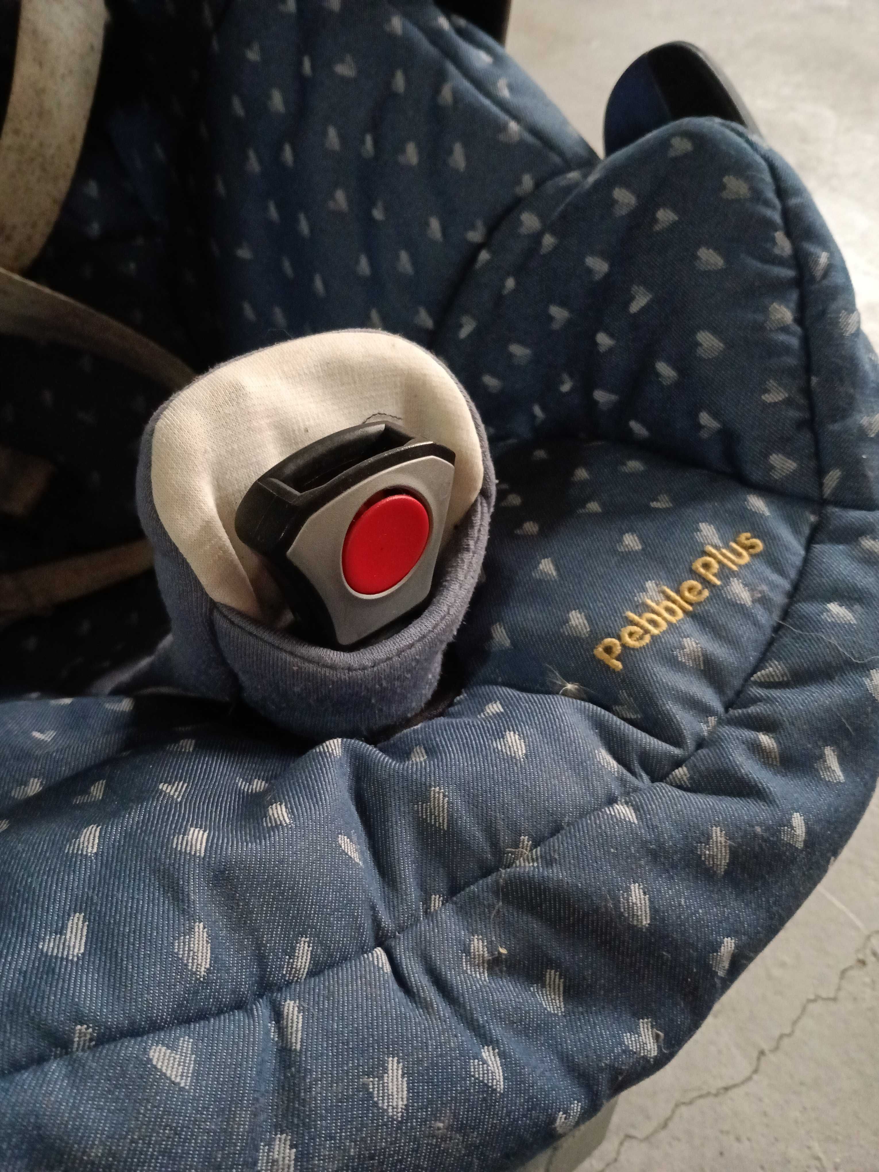 Ovo Bebé Confort PebblePlus - Denim + base isofix WayPlus