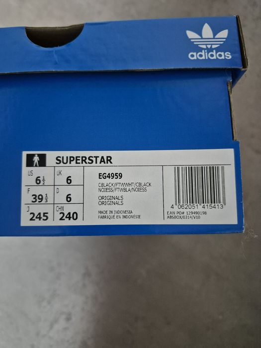 Buty Adidas superstar 39 1/3