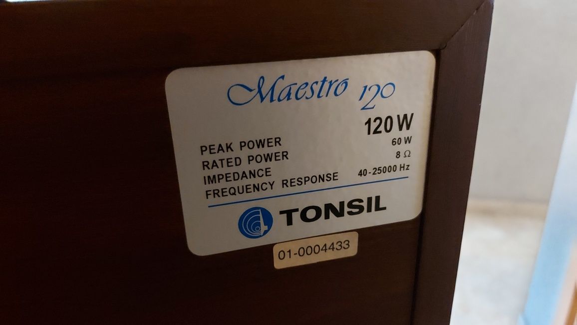 kolumny tonsil maestro 5.0 piekny jak nowy zestaw