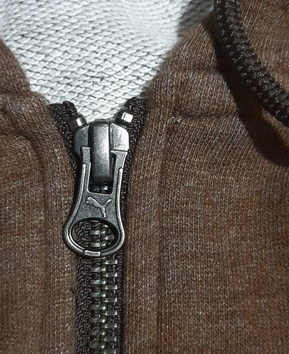 PUMA мужская зип толстовка с капюшоном, худи кенгуру.