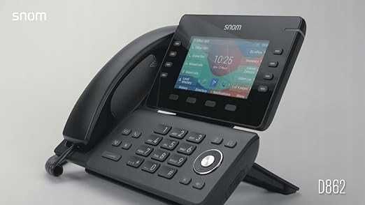 telefon stacjonarny biurowy SNOM D862 BRAK ZASILACZA