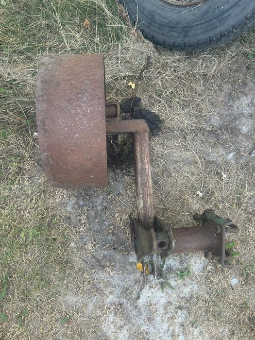 Koło podporowe do pługa grudziądzkiego.