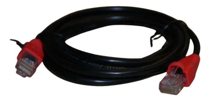 Kabel sieciowy ETHERNTOWY RJ45 Cat 5e CZARNY 2m