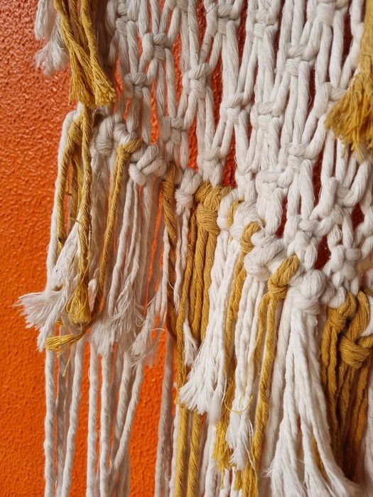 Tapeçaria de parede em Macramé