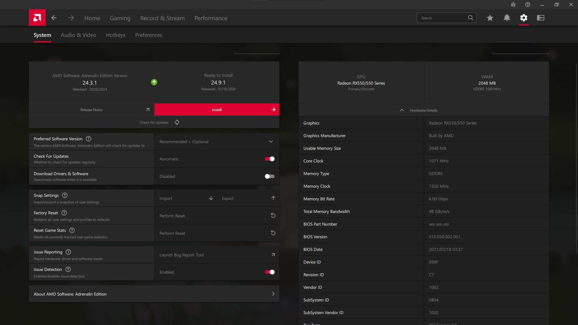 Pc desktop gaming Ryzen 4700S e RX 550