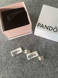 Pandora Charms srebro 2szt. Nowe.