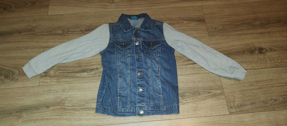 Kurtka jeansowa chłopięca rozm 134