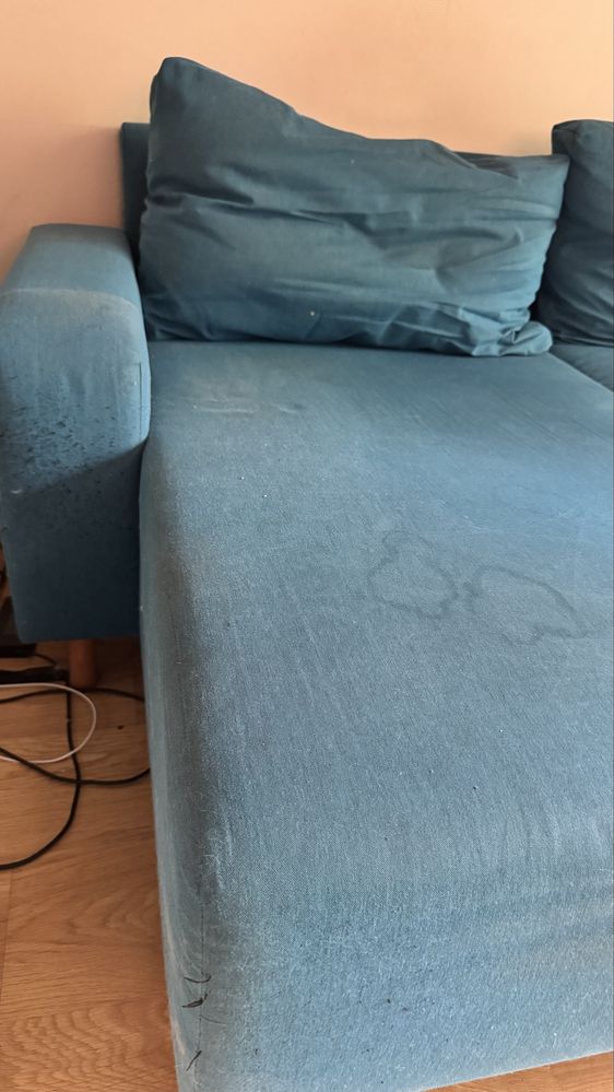 Sofa IKEA DELSBO duża z dwiema leżankami