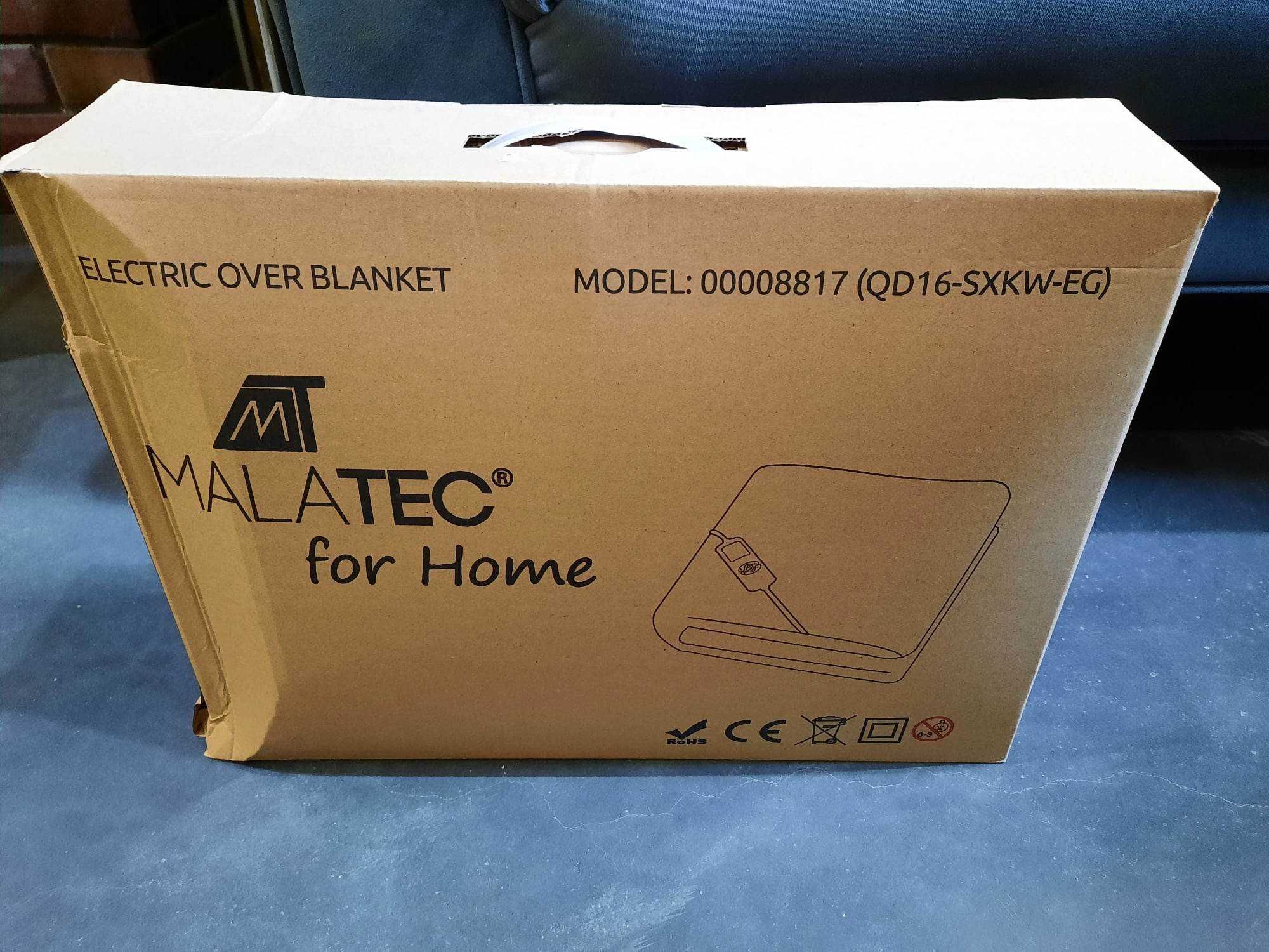 Nowy Koc Elektryczny Malatec 180x130cm 85W - 1 szt