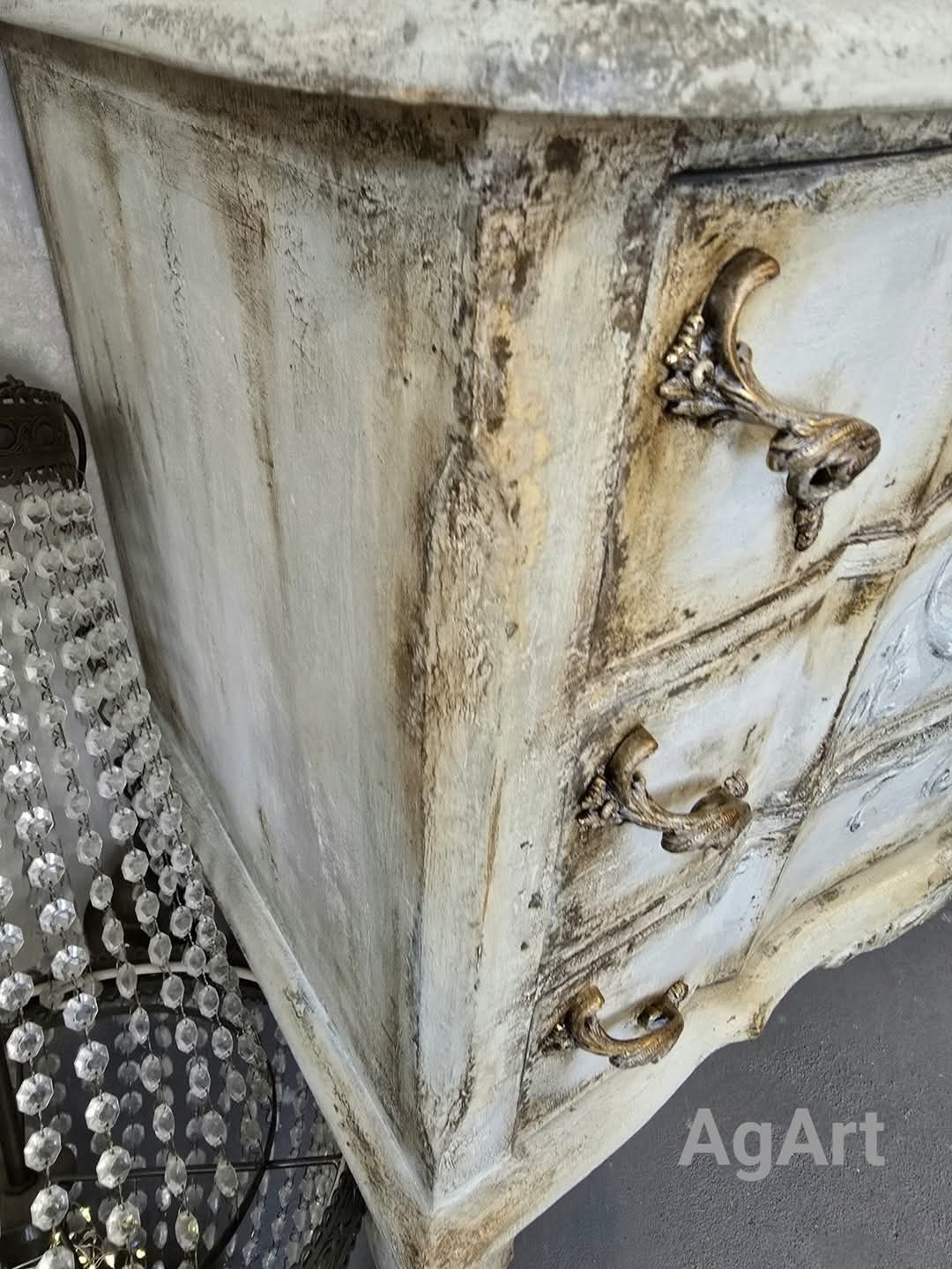 Stylizowana komoda, vimtage, drocante shabby chic
