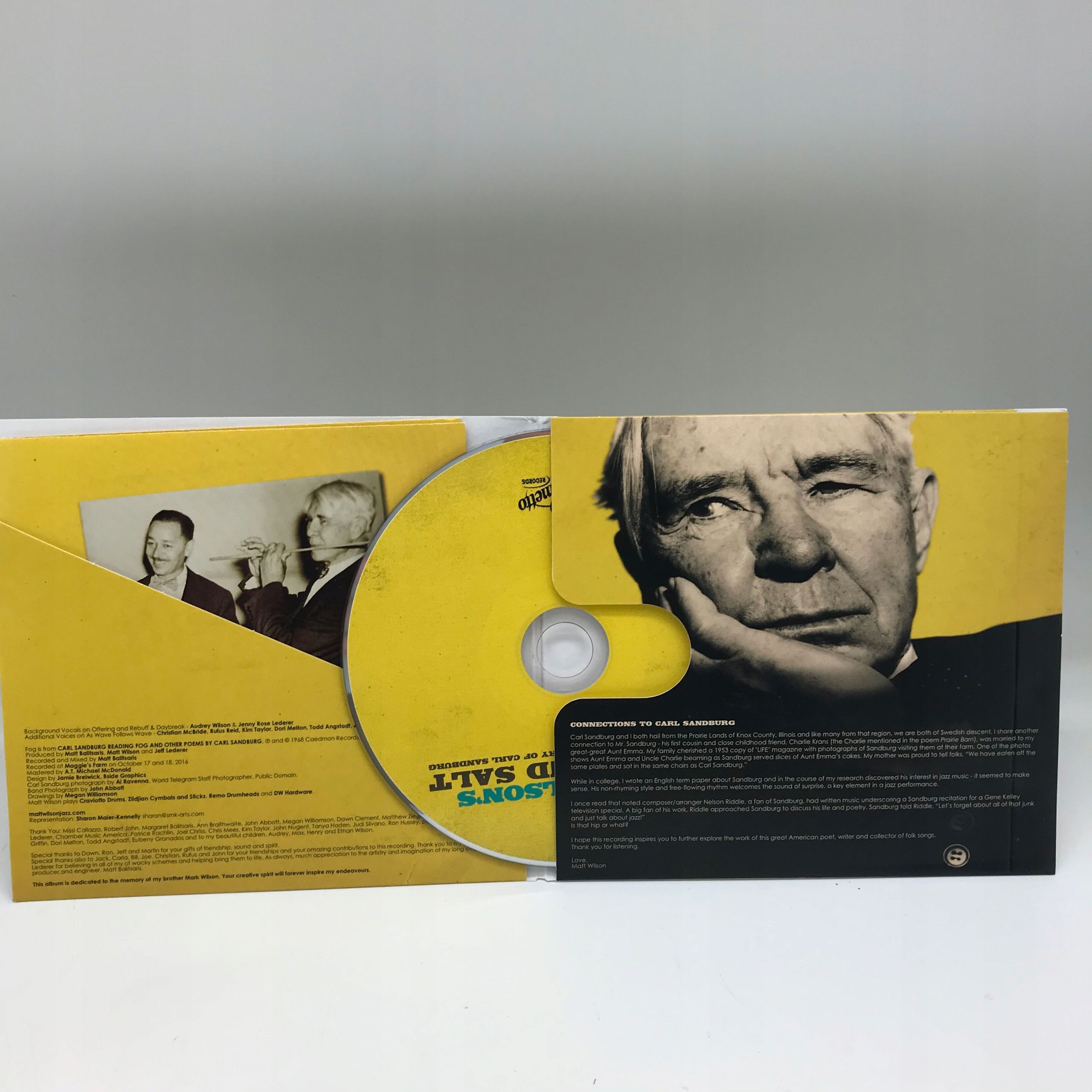 cd - matt wilson - honey and salt