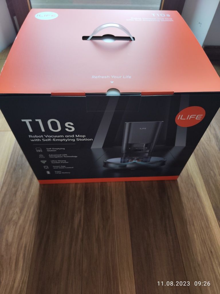 Robot odkurzacz z mop  ILIFE T10S Laser. Skanowanie pomieszczeń