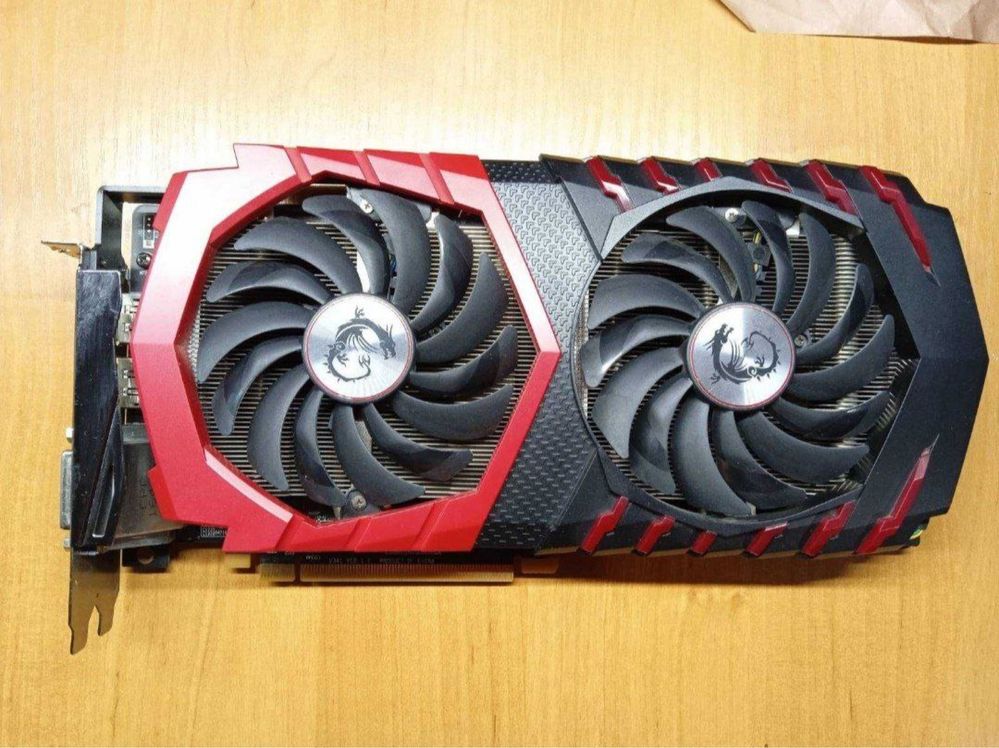 Ігрова відеокарта Rx 480 4 gb msi