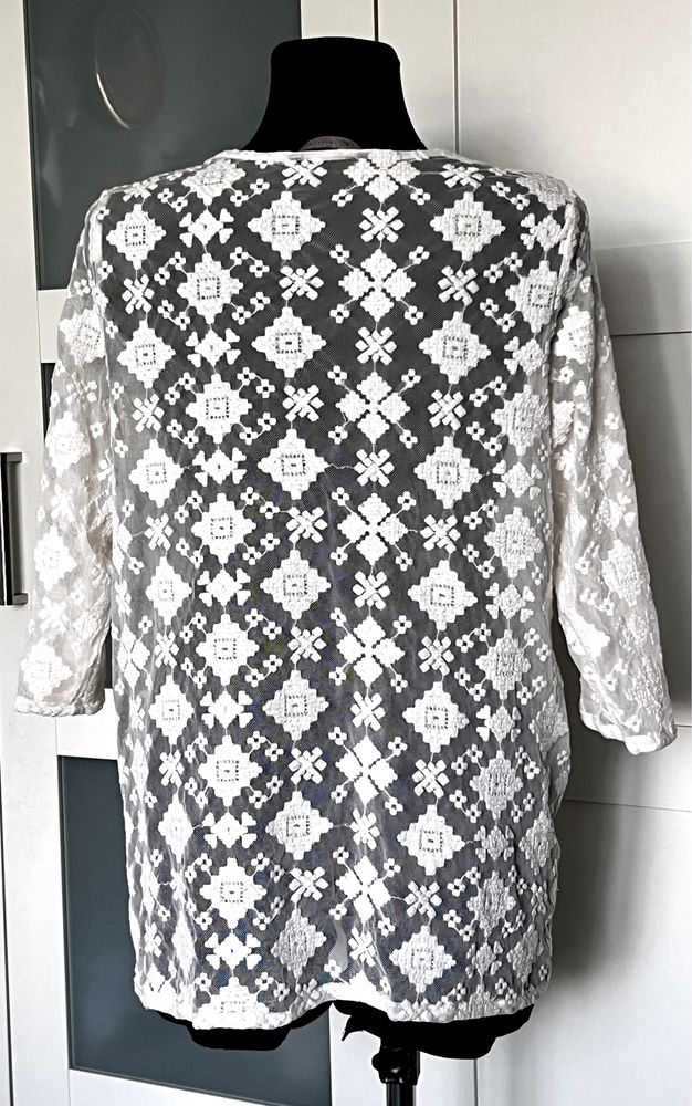 Marks & Spencer - ażurowa bluzka -42