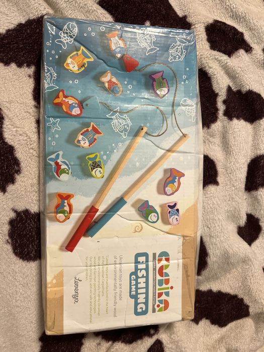 Рибалка деревяна на магнітах