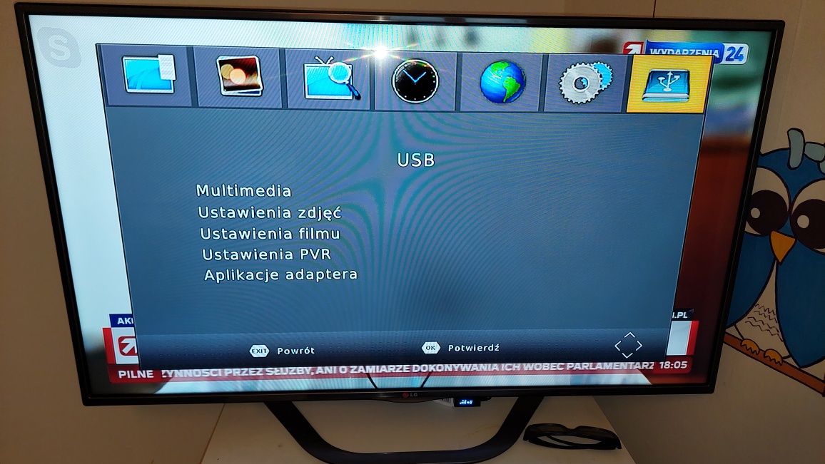 Tv led Smart 3D  LG 50LA620S LED Plus, 50'', Full HD, WiFi, Smart