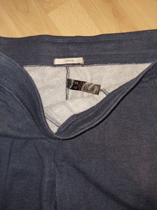 Solidne dresy damskie wiskoza r 40 42 L xl spodnie George ocieplone
