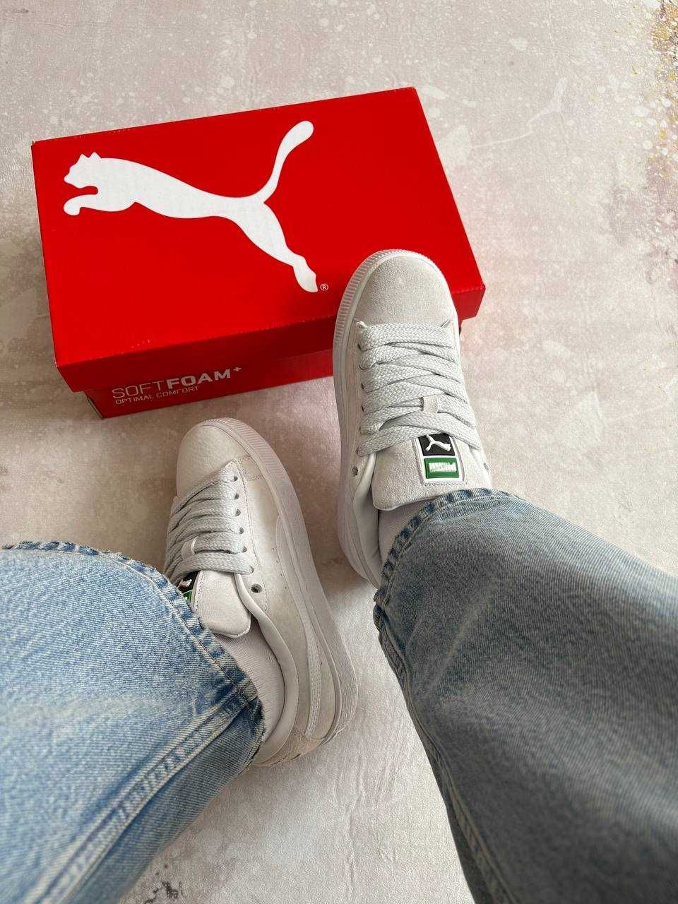 Puma Suede XL Beige White