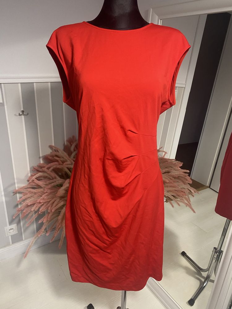 Czerwona walentynkowa sukienka PBO L nowa z metką