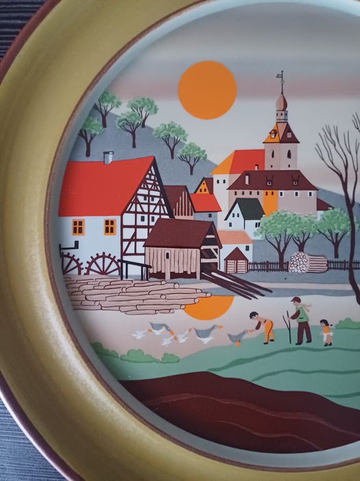 Тарілки Schramberg " Пори року" Folkart. Germany.Вінтаж. 1970-80 pp