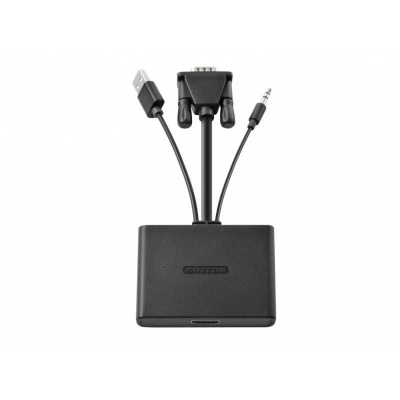 ADAPTER VGA + Audio HDMI przejściówka Sitecom CN-352 NOWY s839