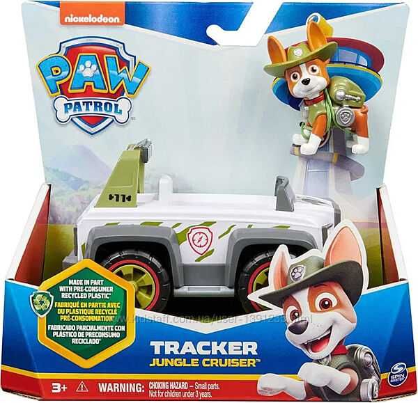 Щенячий патруль Рятувальний джип з фігуркою Трекера Paw Patrol Tracker