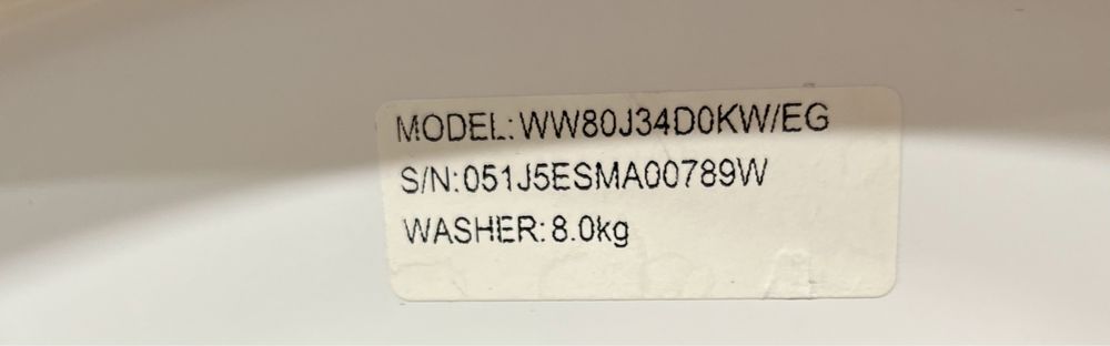 Пральна машина Samsung, 8 kg, привезена з Німеччини