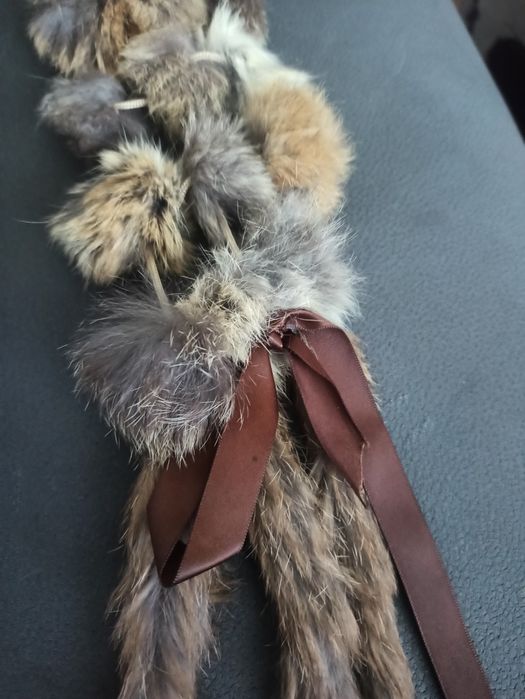 Szalik z futra naturalnego