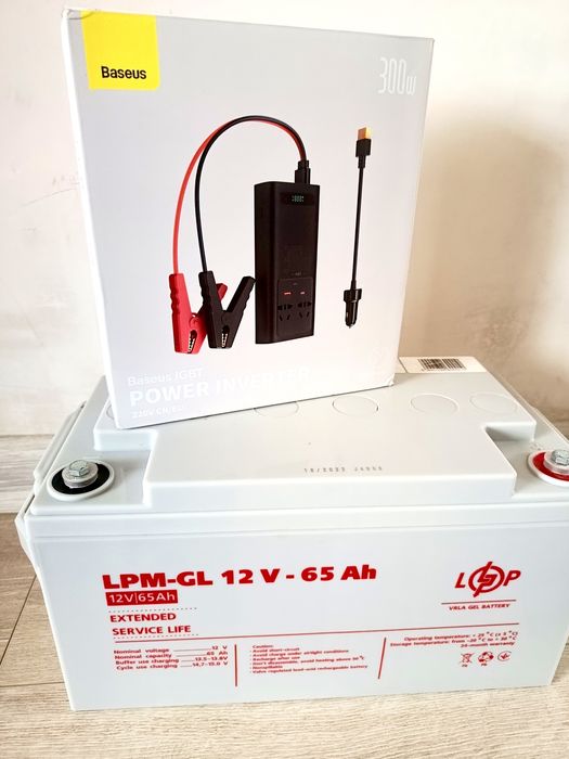 Акумулятор Jsdsolar-12100  LifePo4: 12V 100AH, гелевий 65AH