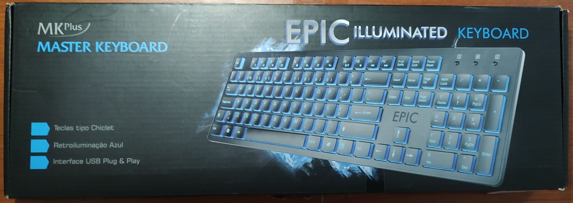 Teclado MK PLUS TG8120EPIC USB - Teclado Numérico Envio Grátis