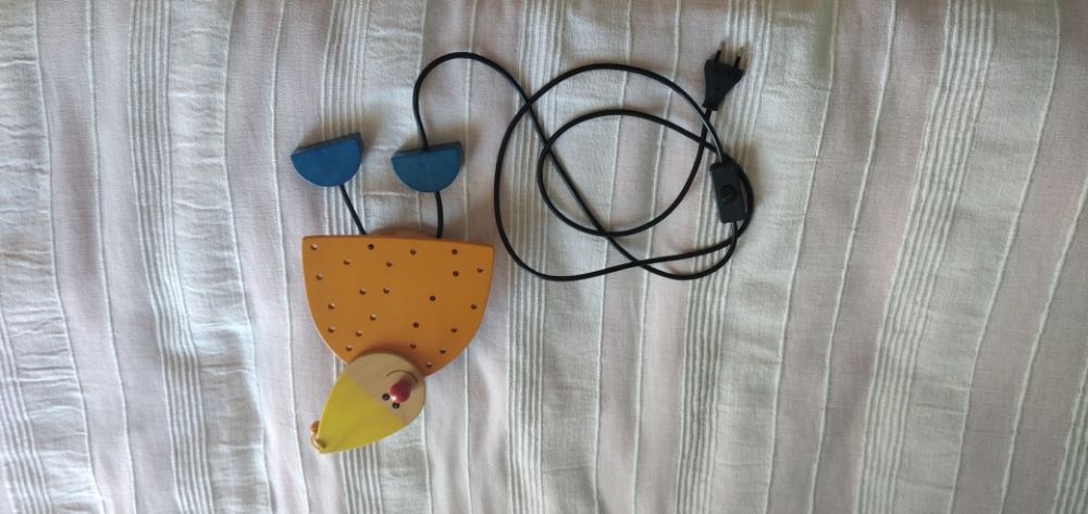 Candeeiro para luz de presença (como novo!!)