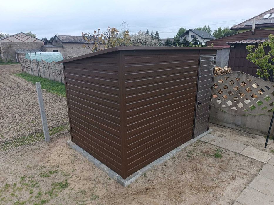 GARAŻ BLASZANY |Domek Ogrodowy| SCHOWEK |Magazyn| Wiata – Maj-Blach