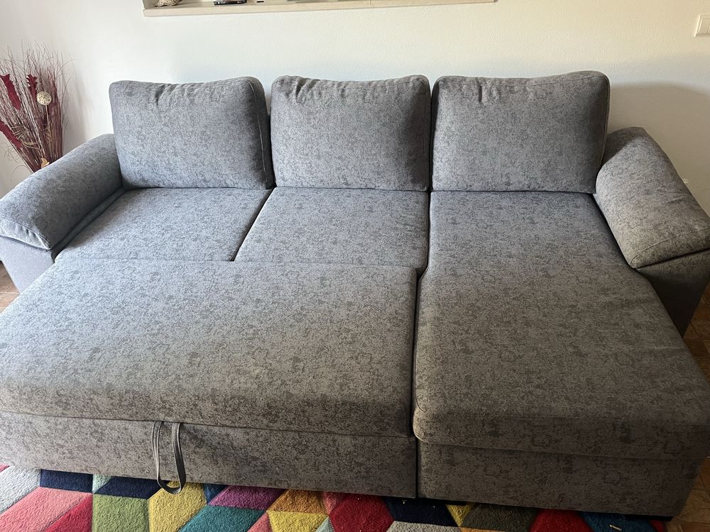 Sofa de 3 lugares com cama