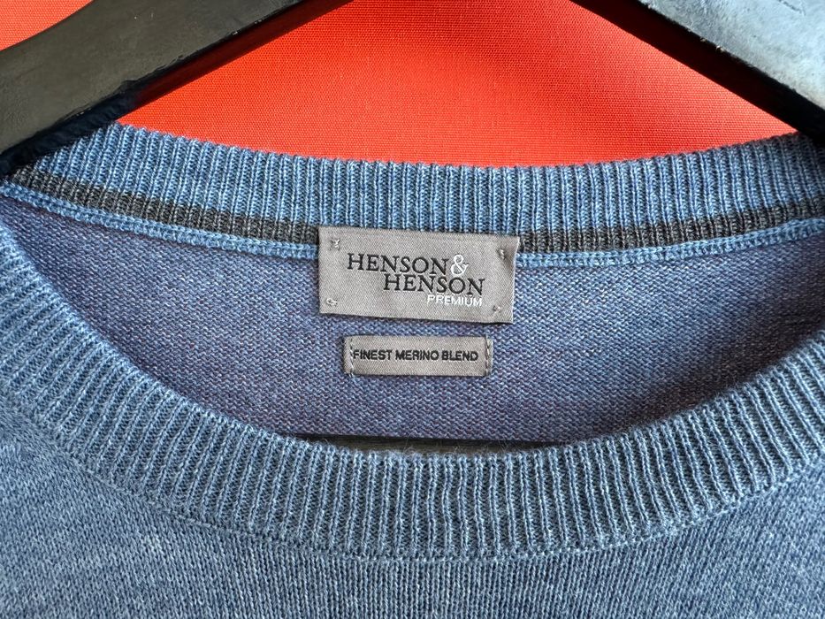 Henson & Henson Merino чоловічий світер светр джемпер кофта розмір XL