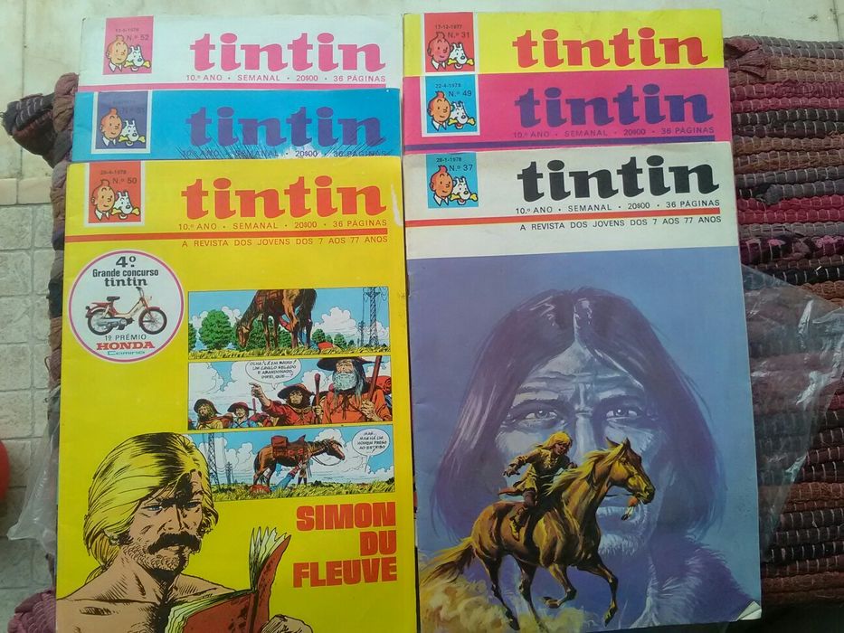 Revistas tintin ano 1978