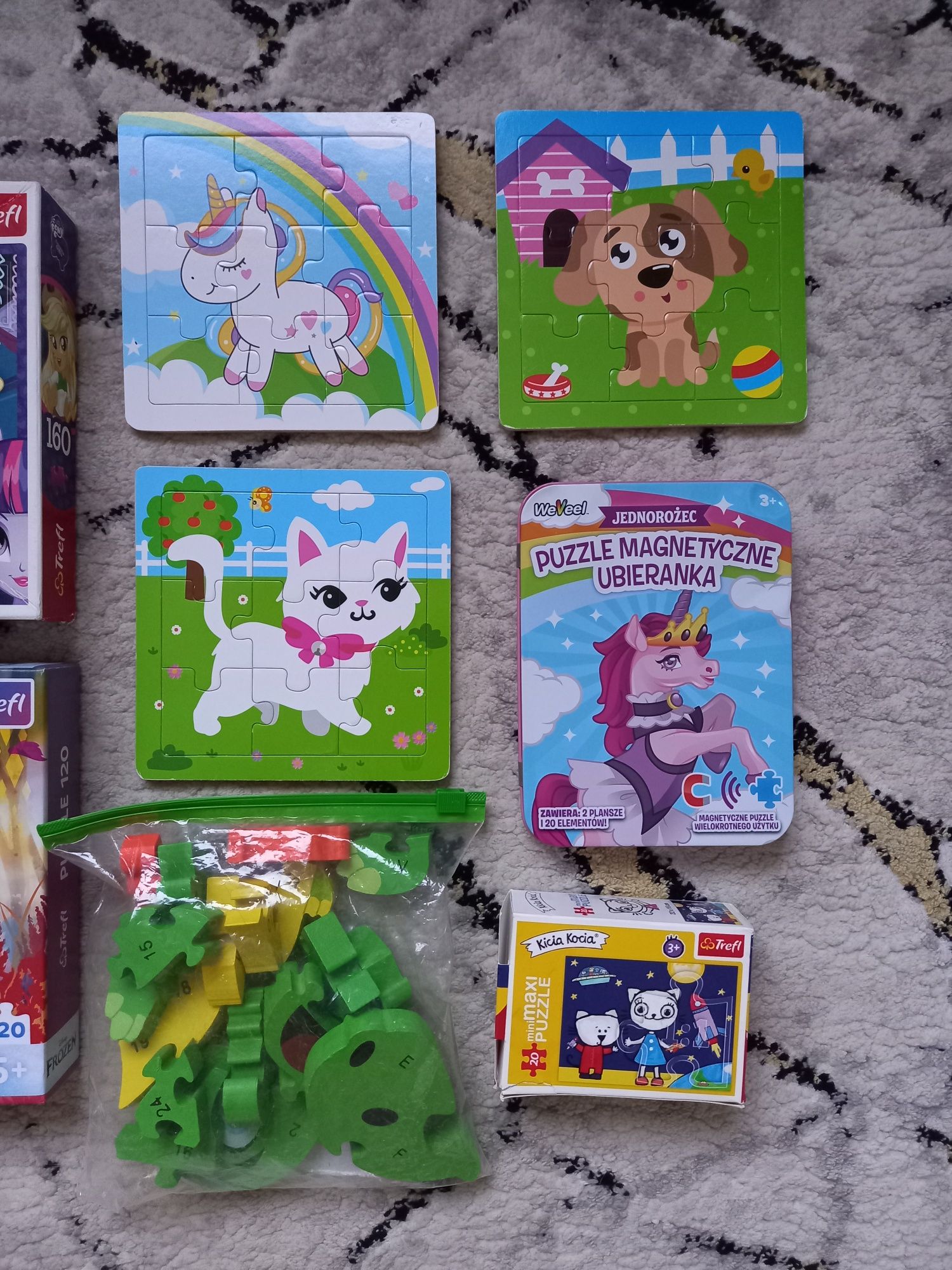 Zestaw zabawek, kraina lodu, my little pony, kicia kocia