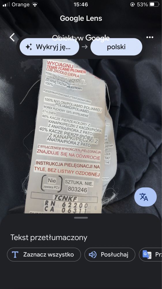 Kamizelka Puma rozmiar XS