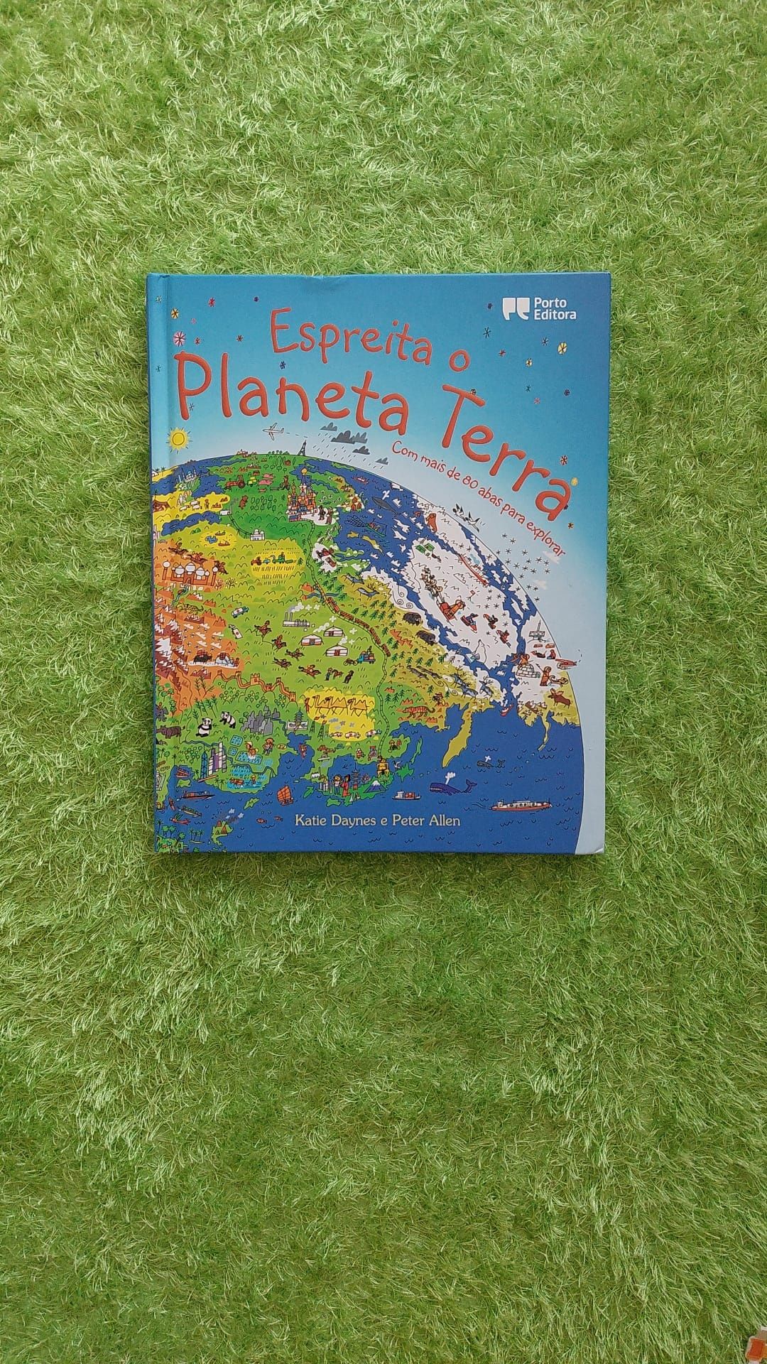 Livro juvenil Espreita o Planeta Terra