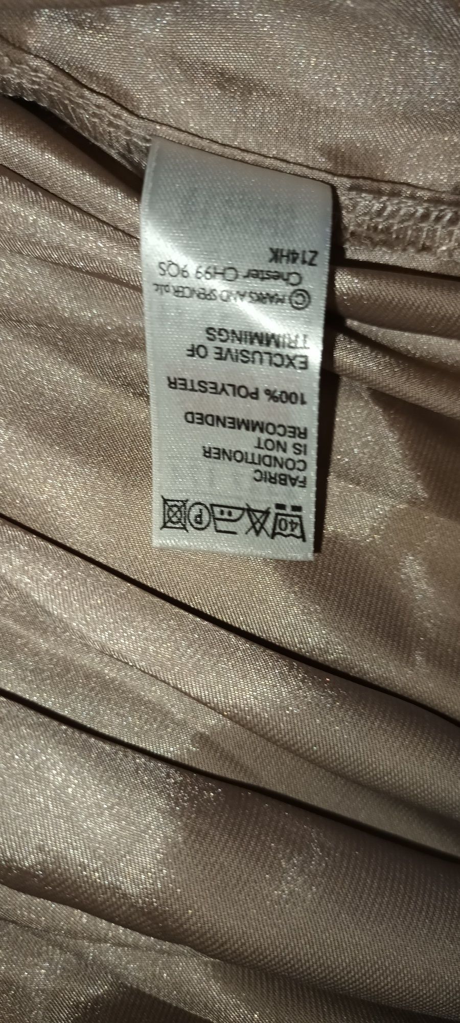 Szlafrok podomka atłas M / L M&S nowy