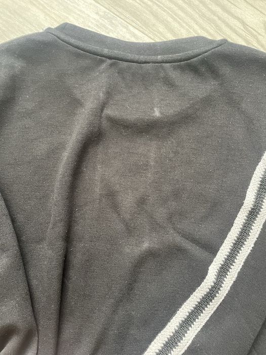 Кофта вкорочена, джемпер, світшот SinSay чорного кольору з полосками