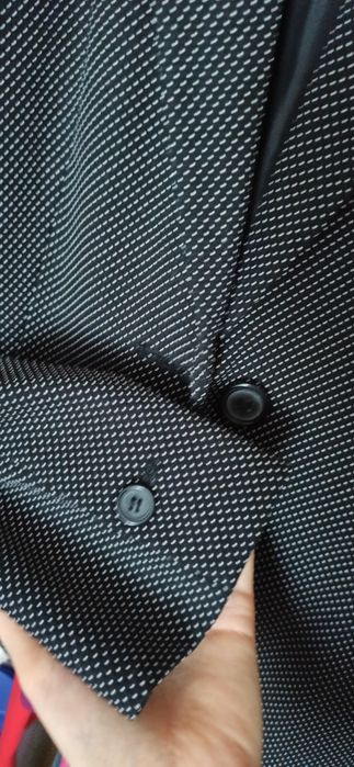 Marynarka Zara czarna w kropki