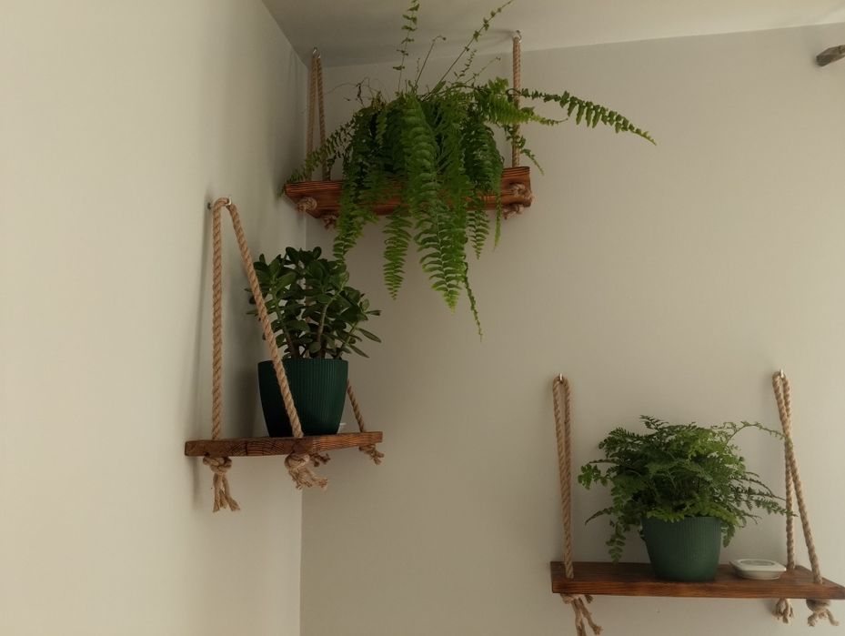 Kwietnik/półka z drewna