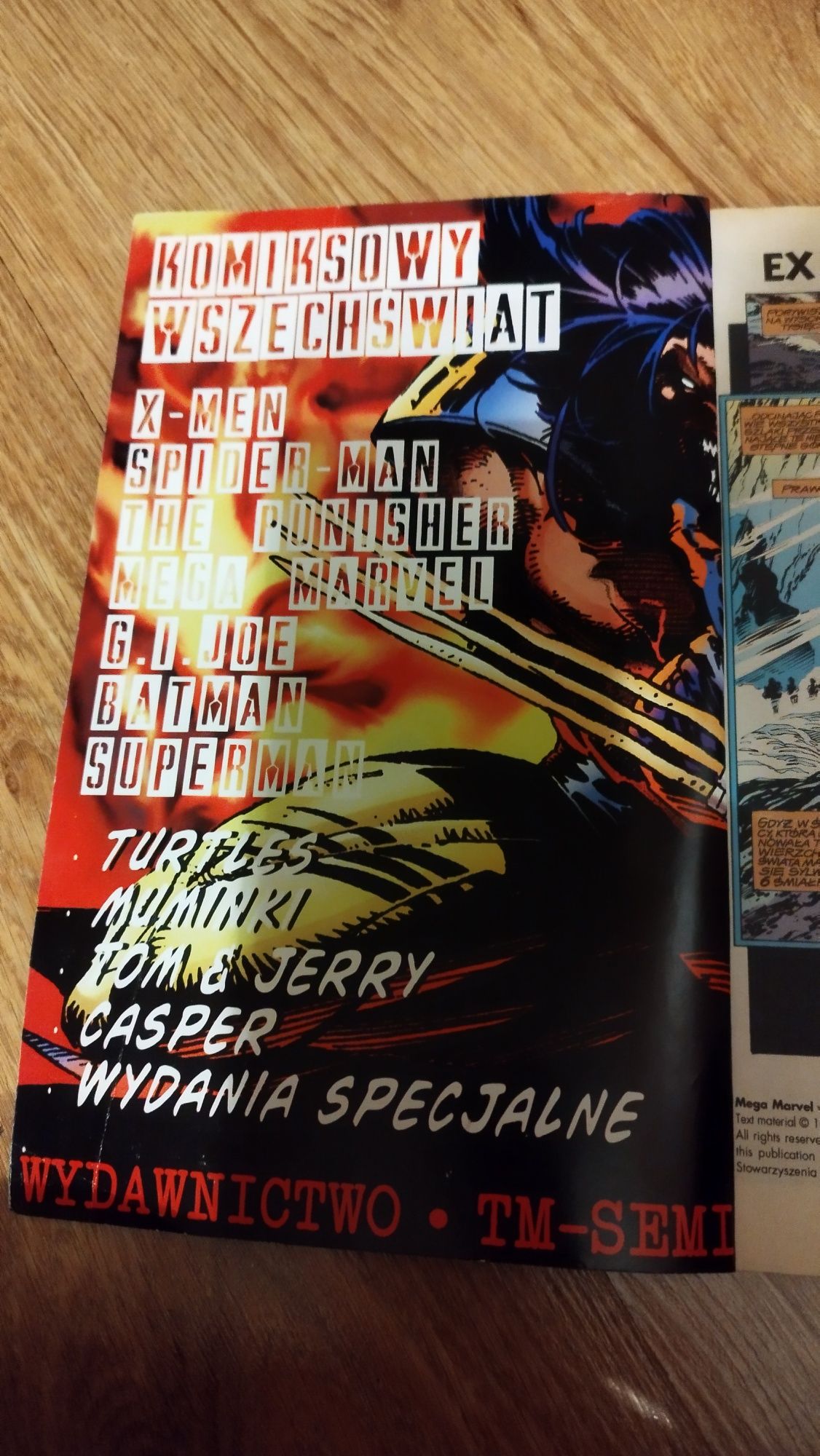 Komiks Mega Marvel 1996 rok