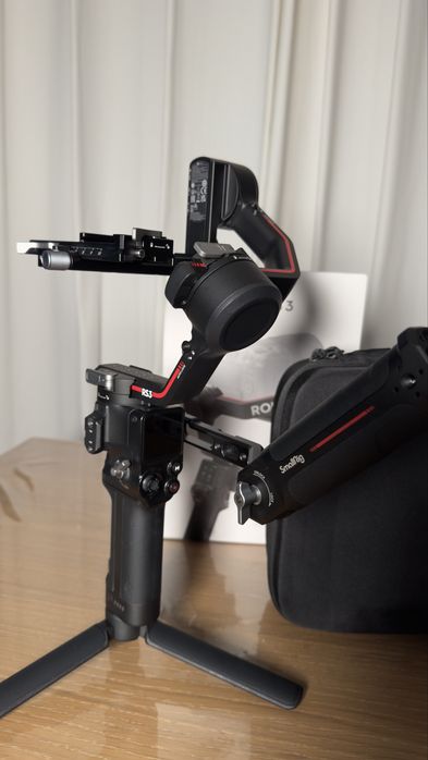 DJI RS3 Gimbal + SmallRig + Mala PGYTECH — Excelente Estado