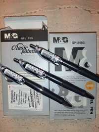 Długopisy żelowe M&R kolor czarny