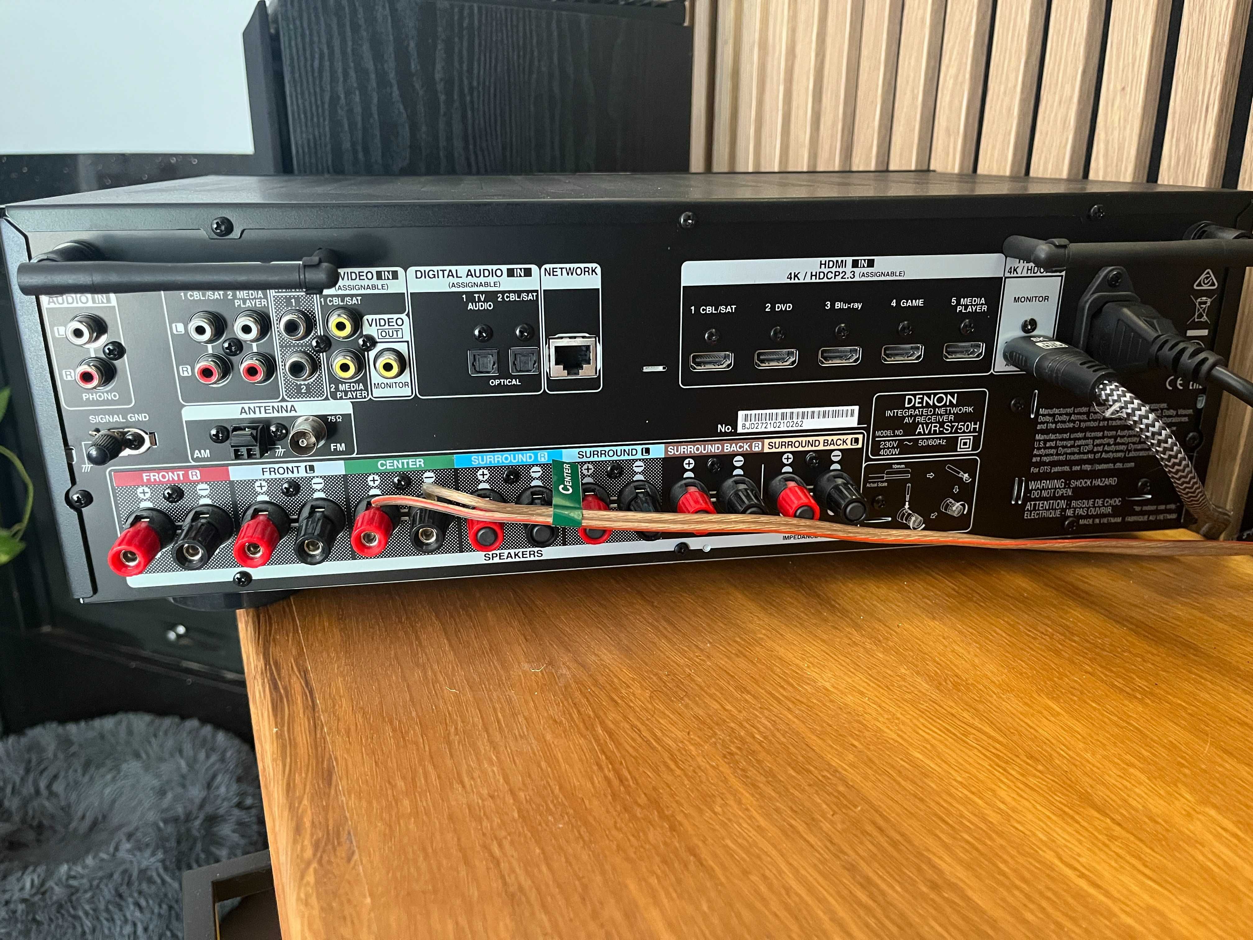 Amplituner  Kina Domowego Denon AVR-S750H 4K Dolby Atmos