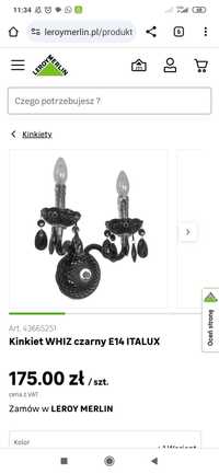 Kinkiety Italux 2 szt